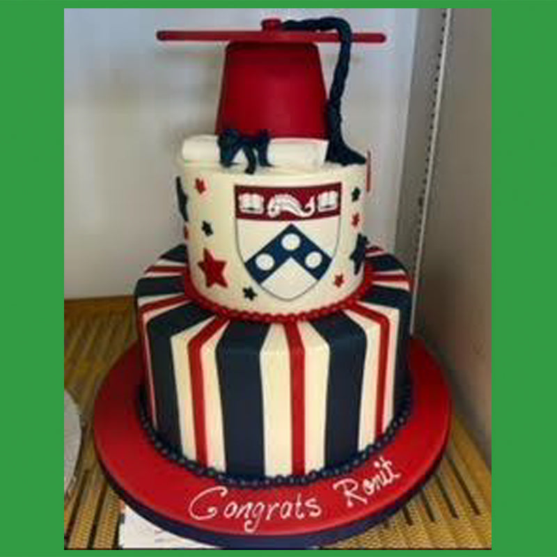 Graduation Cake 1 Tier 2