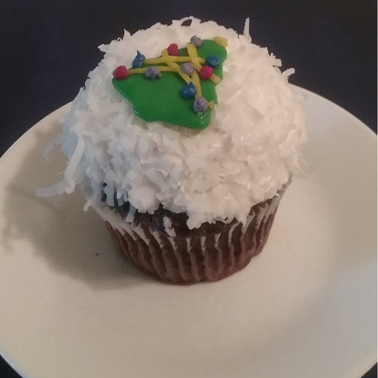 Christmas Snowball Cupcake