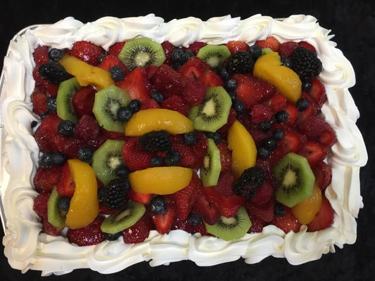 TRES LECHES CAKE WITH FRUIT